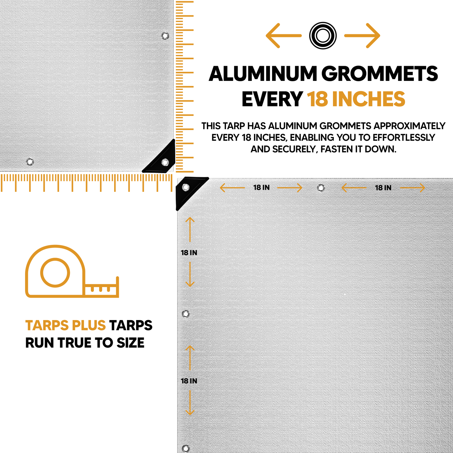 Ultra Heavy Duty White/Silver Poly Tarp – Maximum Strength, Waterproof, UV Resistant, Heavy-Duty Protection for Extreme Conditions